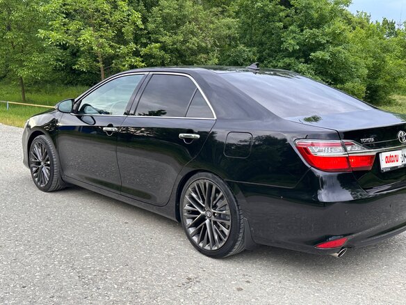 2017 Toyota Camry VII (XV50) Рестайлинг, чёрный - вид 4