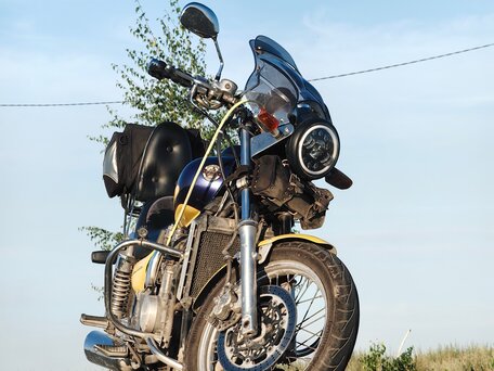 1993 Kawasaki ZL400 Eliminator, жёлтый, 230000 рублей, вид 3