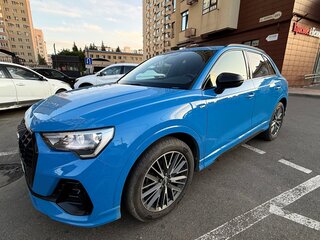 2019 Audi Q3 35 TFSI II (F3), голубой, 3350000 рублей, вид 1