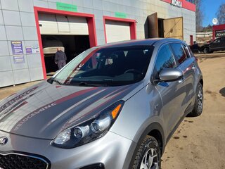 2021 Kia Sportage IV Рестайлинг, серый, 3150000 рублей, вид 4