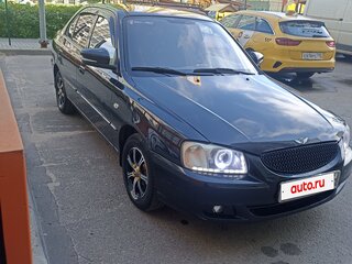 2008 Hyundai Accent ТагАЗ II, чёрный, 500000 рублей, вид 2