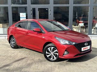 2021 Hyundai Solaris II Рестайлинг, красный, 1600000 рублей, вид 3