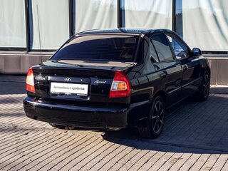 2008 Hyundai Accent ТагАЗ II, чёрный, 338000 рублей, вид 5