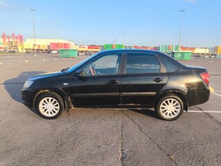 2016 Lada (ВАЗ) Granta I, чёрный, 340000 рублей, вид 4