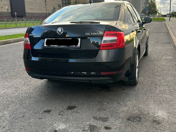 2017 Skoda Octavia III (A7) Рестайлинг, чёрный, 1480000 рублей - вид 2