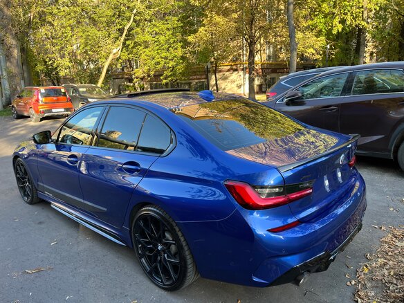 2019 BMW 3 серии 330d xDrive VII (G2x), синий, 4900000 рублей - вид 5