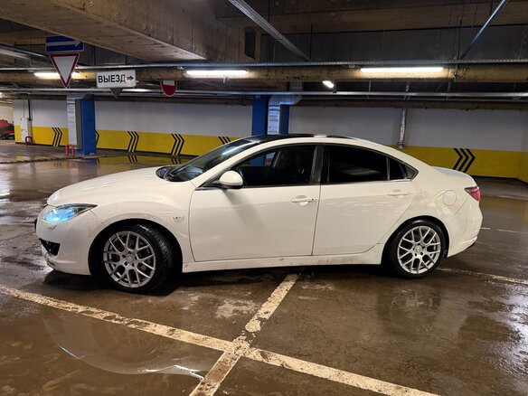 2008 Mazda 6 II (GH), белый, 500000 рублей - вид 6
