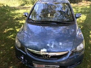 2010 Honda Civic VIII Рестайлинг, синий, 750000 рублей, вид 3