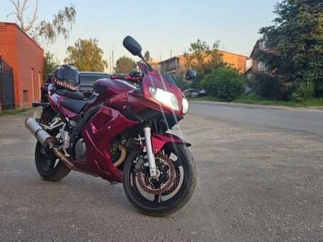 2007 Suzuki SV 650, красный, 333000 рублей, вид 2