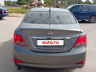 2014 Hyundai Solaris I Рестайлинг, серый, 400000 рублей, вид 2
