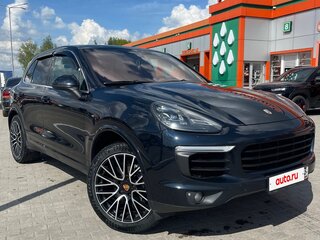 2015 Porsche Cayenne Diesel II Рестайлинг (958), синий, 3470000 рублей, вид 3