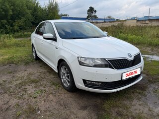 2019 Skoda Rapid I Рестайлинг, белый, 1070000 рублей, вид 4