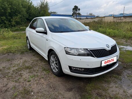 2019 Skoda Rapid I Рестайлинг, белый, 1070000 рублей, вид 4
