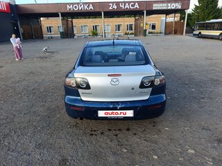 2006 Mazda 3 I (BK) Рестайлинг, синий, 350000 рублей, вид 3