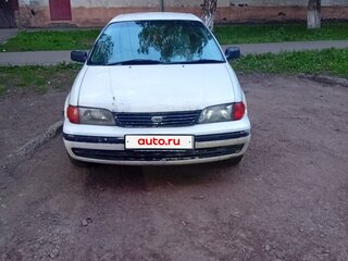 1995 Toyota Corsa 4-speed V (L50), белый, 130000 рублей, вид 1