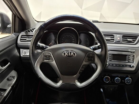 2015 Kia Rio III Рестайлинг, серый - вид 9