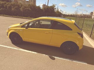 2013 Opel Corsa D Рестайлинг II, жёлтый, 750000 рублей, вид 4