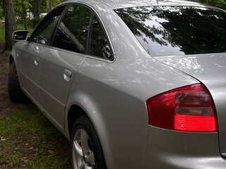 2001 Audi A6 II (C5), серебристый, 550000 рублей, вид 3