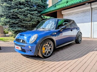 2003 Mini Hatch Cooper S I (R50), синий, 1250000 рублей, вид 2