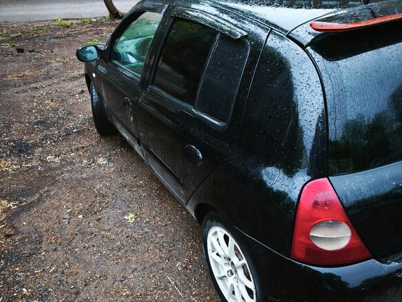 2002 Renault Clio II Рестайлинг, чёрный, 180000 рублей - вид 8