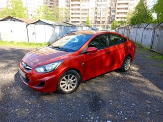 2011 Hyundai Solaris I, красный, 770000 рублей, вид 1