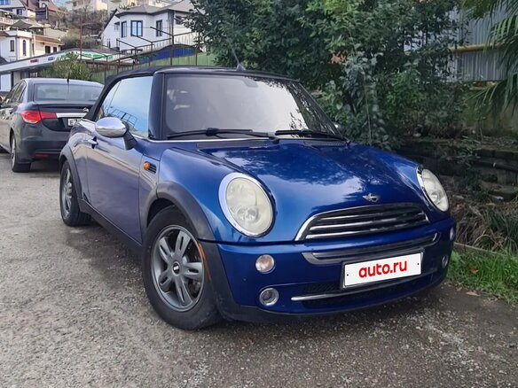 2005 Mini Cabrio Cooper I, синий, 780000 рублей - вид 5