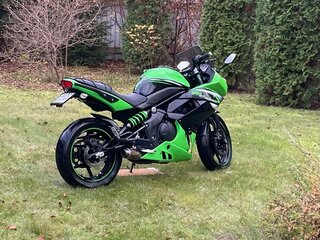 2012 Kawasaki ER-4F (Ninja 400R), зелёный, 370000 рублей, вид 3