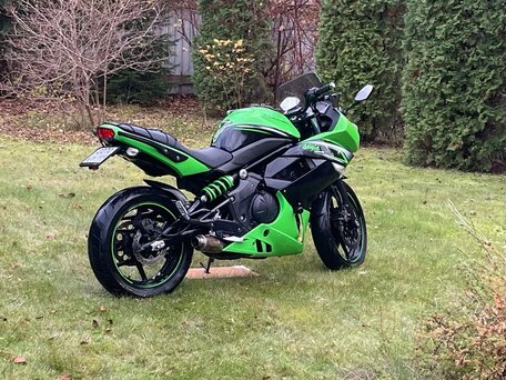 2012 Kawasaki ER-4F (Ninja 400R), зелёный, 370000 рублей, вид 3