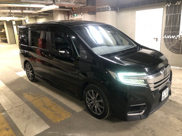 2021 Honda Stepwgn Spada V Рестайлинг, чёрный, 2250000 рублей