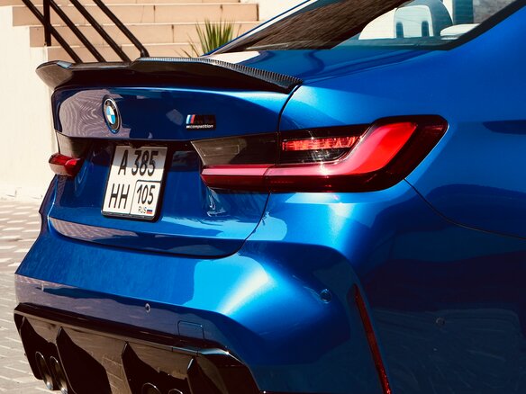 2021 BMW M3 Competition Package VI (G80), синий, 7700000 рублей - вид 19