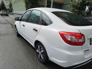 2019 Lada (ВАЗ) Granta I Рестайлинг, белый, 430000 рублей, вид 3