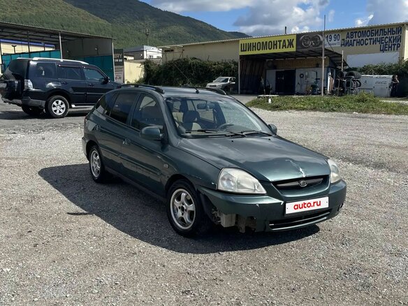 2003 Kia Rio I Рестайлинг, зелёный, 195000 рублей