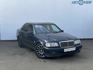 1998 Mercedes-Benz C-Класс 200 I (W202) Рестайлинг, синий, 375000 рублей, вид 3