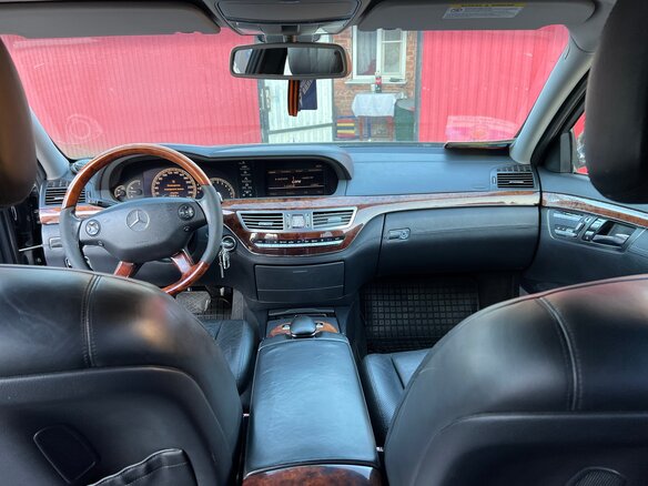 2005 Mercedes-Benz S-Класс 500 Long V (W221), чёрный, 1200000 рублей - вид 10