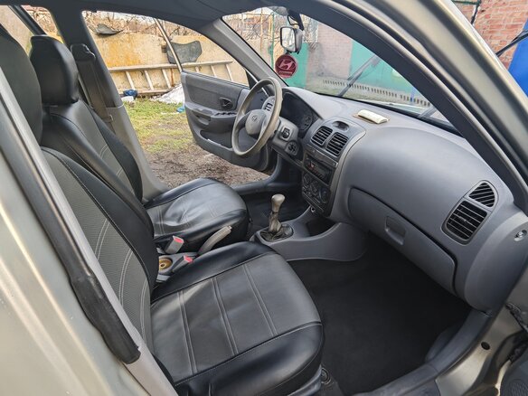 2008 Hyundai Accent ТагАЗ II, серый, 410000 рублей - вид 10