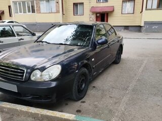 2006 Hyundai Sonata ТагАЗ IV (EF) Рестайлинг, синий, 250000 рублей, вид 2