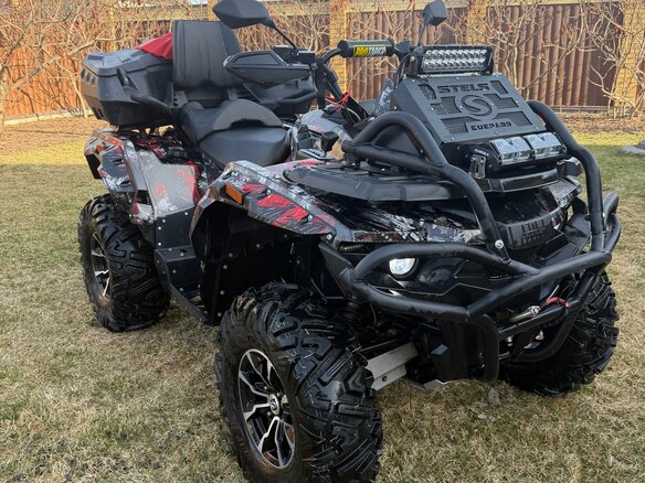 2021 Stels ATV-850 Guepard Trophy, чёрный, 1050000 рублей