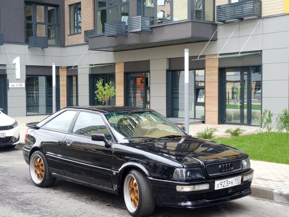 1992 Audi Coupe II (B3) Рестайлинг, чёрный, 700000 рублей - вид 3