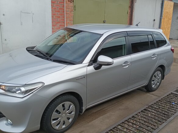 2015 Toyota Corolla Fielder XI (E160, E170, E180) Рестайлинг 1, серый, 1600000 рублей - вид 4