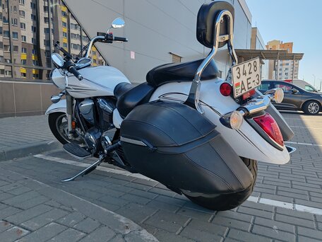 2008 Yamaha XVS1300, белый, 700000 рублей, вид 4