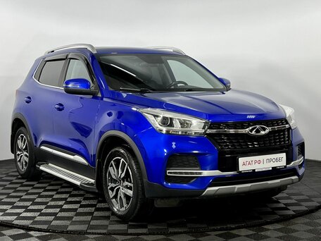 2022 Chery Tiggo 4 I Рестайлинг, синий, 1320000 рублей, вид 4