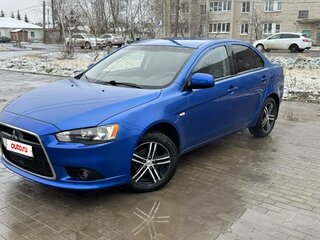 2011 Mitsubishi Lancer X Рестайлинг, синий, 950000 рублей, вид 2