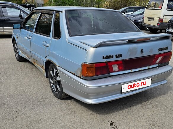 2004 Lada (ВАЗ) 2115, серебристый, 65000 рублей - вид 10
