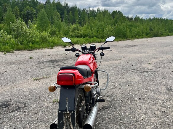 1989 Jawa 350/638, красный, 120000 рублей - вид 3