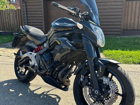 2013 Kawasaki ER-6N, чёрный, 490000 рублей, вид 1