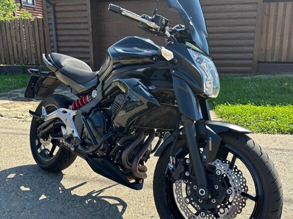 2013 Kawasaki ER-6N, чёрный, 490000 рублей