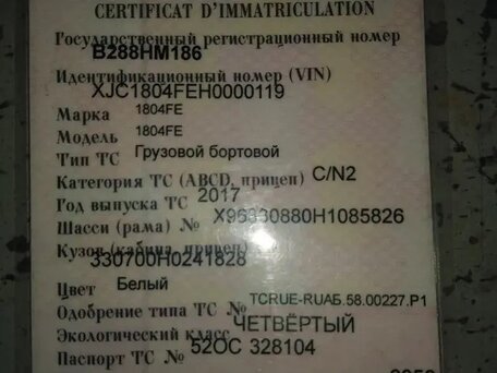 2017 ГАЗ 3308, белый, 1200000 рублей, вид 4
