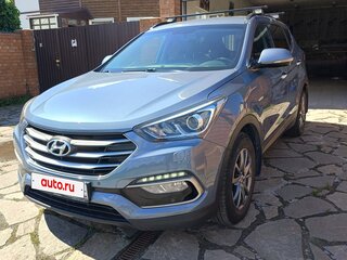 2017 Hyundai Santa Fe III Рестайлинг, серый, 2300000 рублей, вид 1