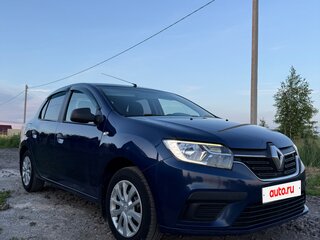 2019 Renault Logan II Рестайлинг, синий, 1030000 рублей, вид 3