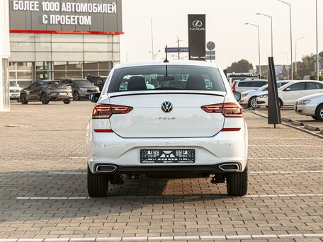2021 Volkswagen Polo VI, белый, 1455000 рублей, вид 5